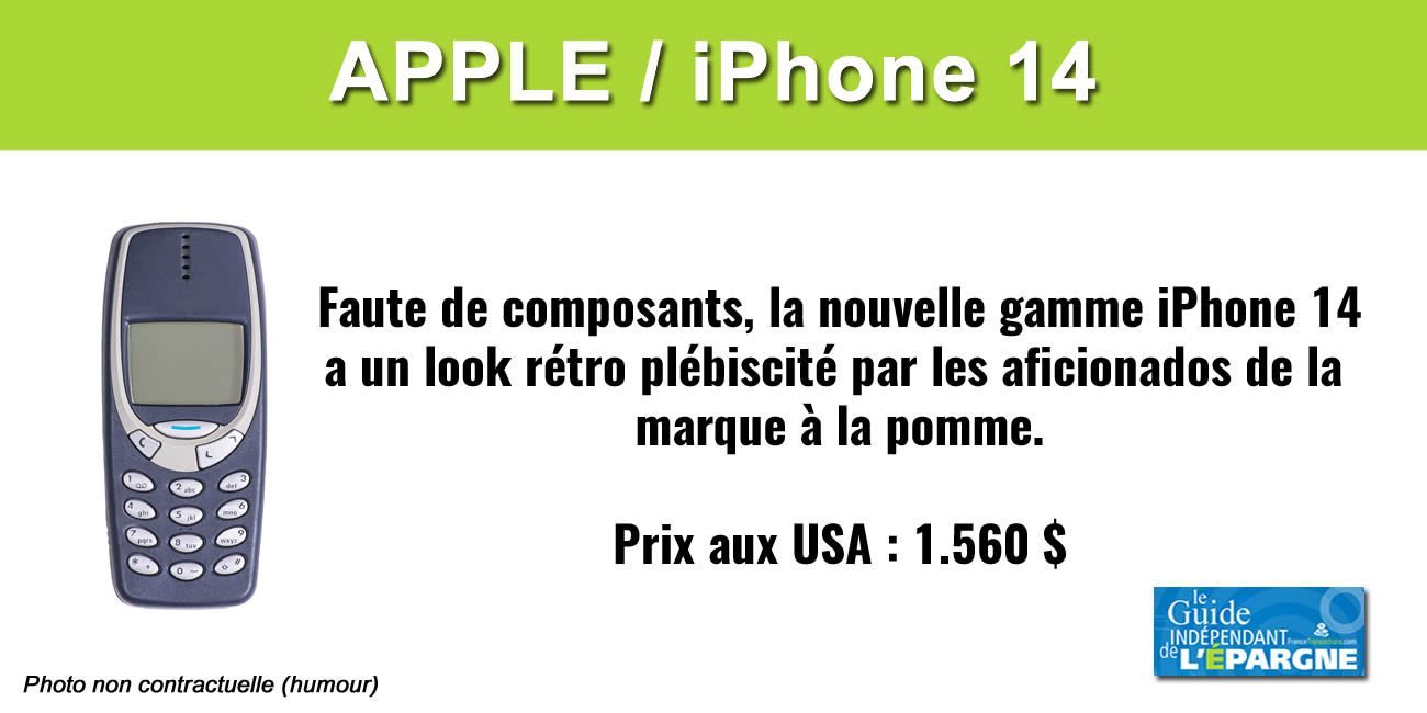 iPhone 14 à 1000$ (1200€ en France) : Keynote et levée de voile le 7 septembre 2022 à 19 heures (heure de Paris) iPhone 14 à 1000$ (1200€ en France) : Keynote et levée de voile le 7 septembre 2022 à 19 heures (heure de Paris)