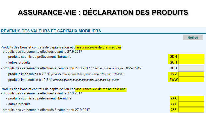 Assurance-vie : déclaration de revenus 2024 (impôt 2023), que dois-je déclarer et dans quelles cases ?