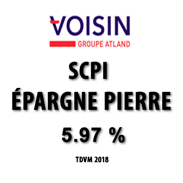SCPI Épargne Pierre : rendement 2018 de 5.97% (TDVM), encore une performance de haut de tableau !