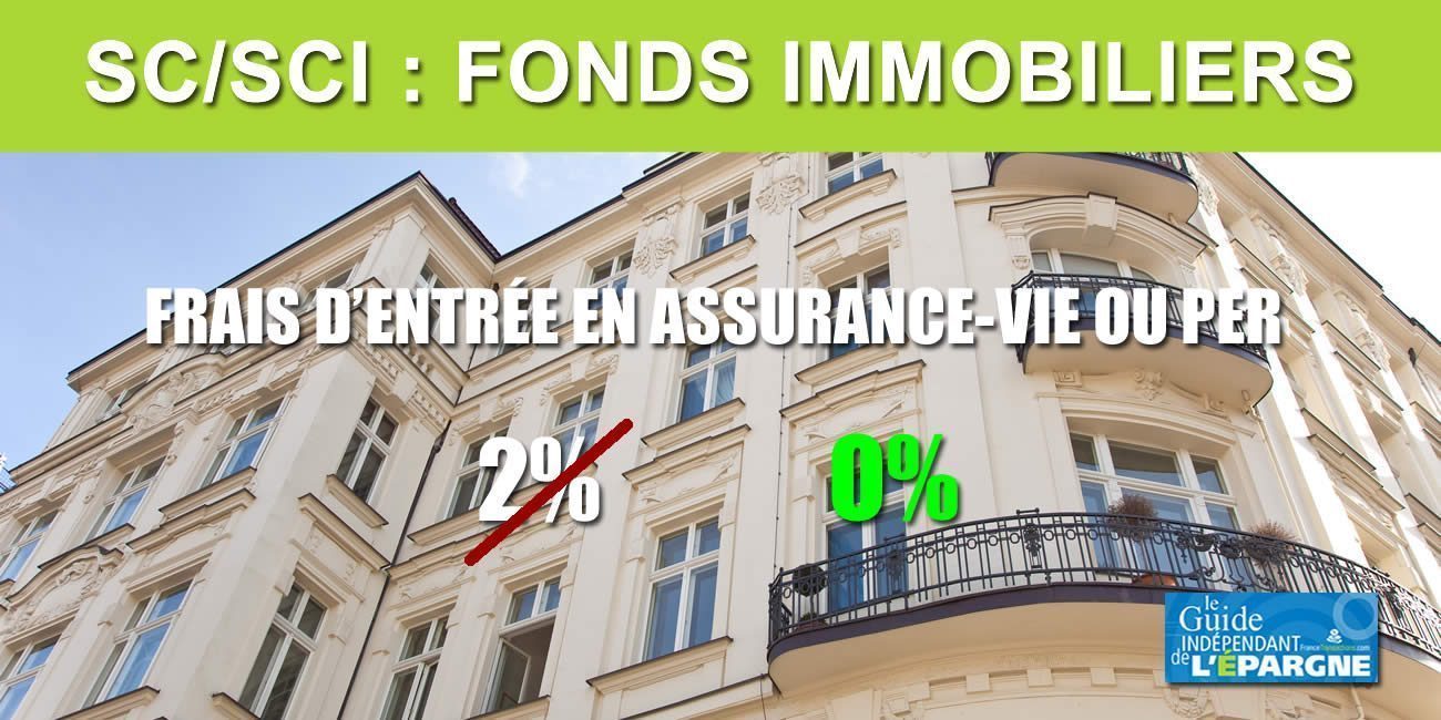 Assurance-vie et PER Spirica : frais d'entrée à 0% (au lieu de 2%) sur SC Novaxia Vista, SCI Linasens, et SC Pierre Impact, à saisir avant le 30 décembre 2022