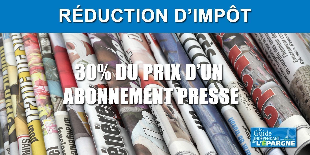 Crédit d'impôt 2020 de 30% sur votre abonnement presse (quotidien national ou régional) Crédit d'impôt 2020 de 30% sur votre abonnement presse (quotidien national ou régional)