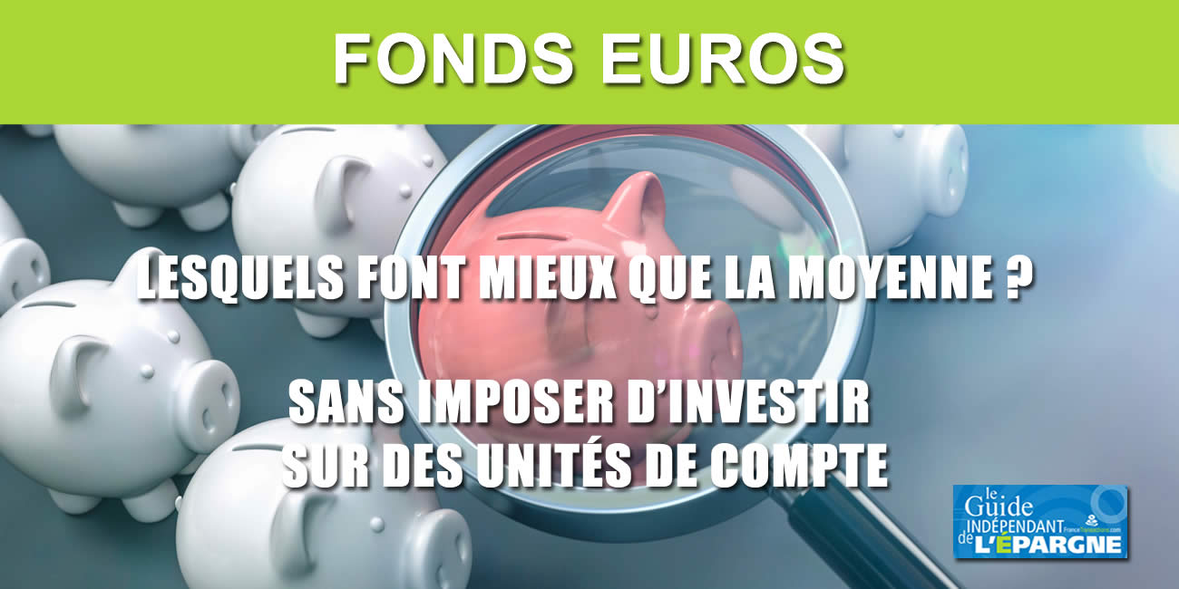 Rendement moyen 2022 des fonds euros de 2% : lesquels font mieux que la moyenne ?