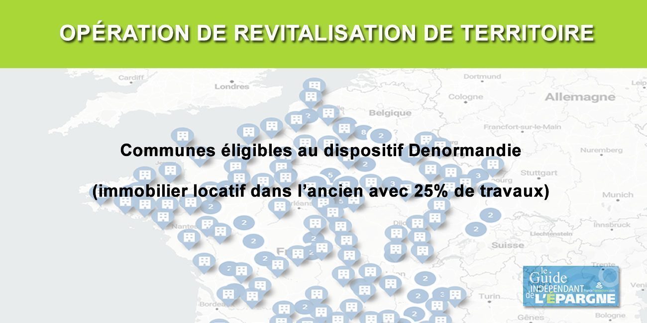 Liste des communes participantes à l'ORT (Opération de revitalisation de territoire)