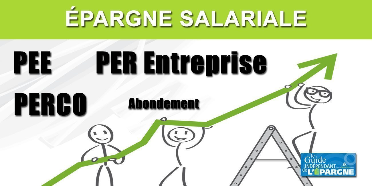 L'épargne salariale (PEE) et l'épargne retraite d'entreprise (PERCO/PERECO) en forte progression