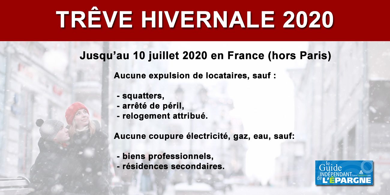 La trêve hivernale durera tout l'été 2020 sur Paris, repoussée à la fin de l'état d'urgence sanitaire ailleurs