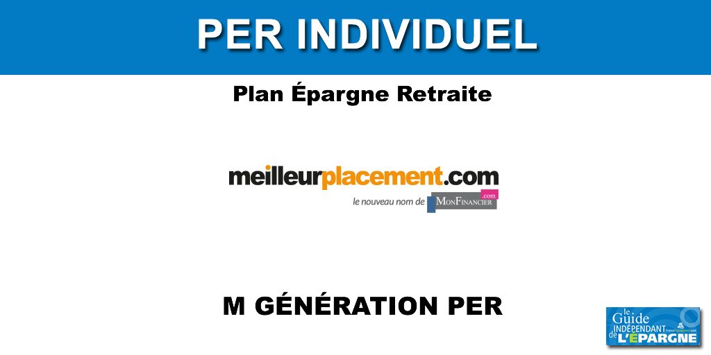 Épargne retraite : M PER By Apicil remplacé par M Génération PER Épargne retraite : M PER By Apicil remplacé par M Génération PER