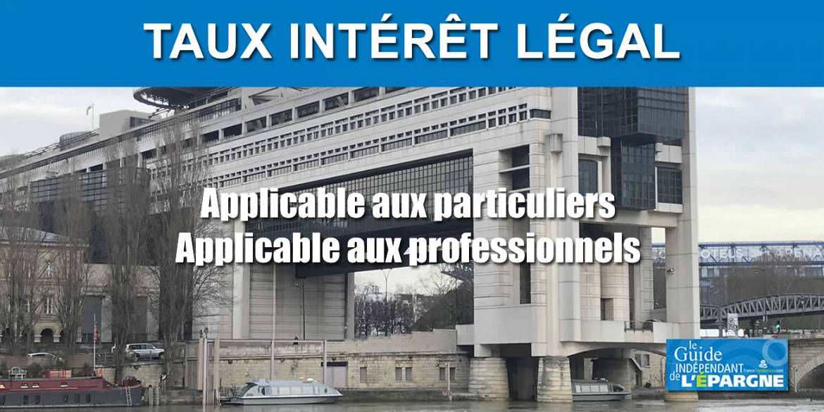 Taux d'intérêt légal en 2025 - FranceTransactions.com