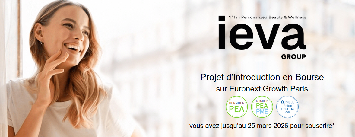IPO de IEVA GROUP (ALIEV) – FR0014015ND9, prix de l'action, montants, dates