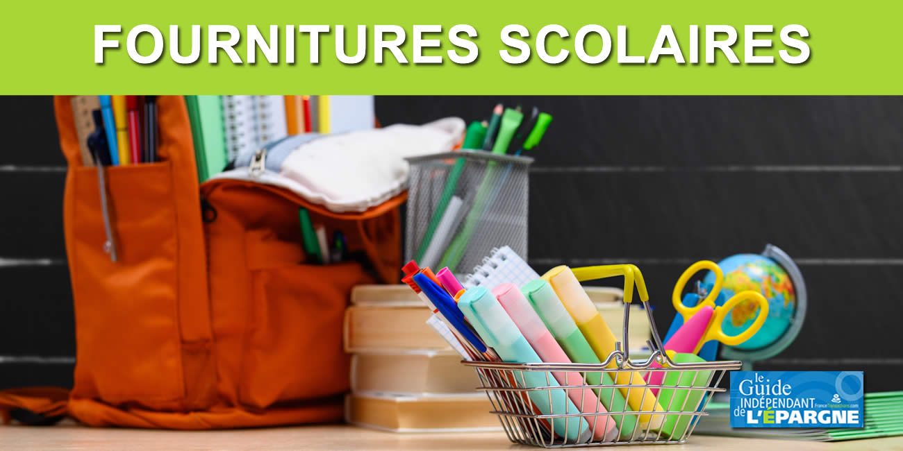 Rentrée scolaire 2026 : les prix des fournitures scolaires en légère baisse (- 1.39%)