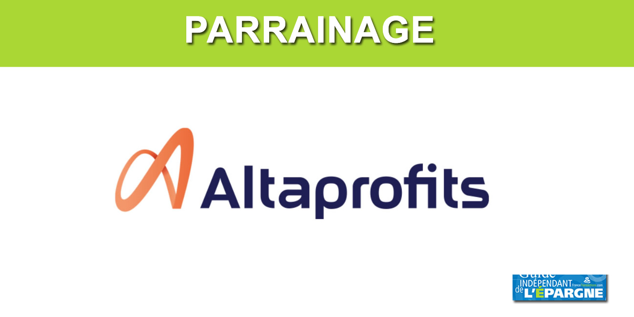 AltaProfits parrainage, 100€ offerts au filleul, 100€ offerts au parrain, à saisir avant le 31 octobre 2025