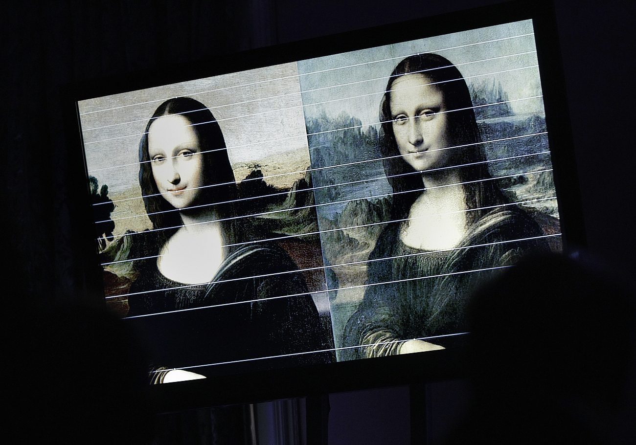 Living Joconde : deux Français créent une Mona Lisa intelligente et connectée