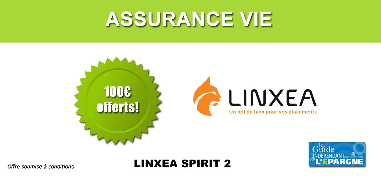 Assurance-Vie Linxea Spirit 2 souscrite au nom d'un enfant mineur : 100 euros offerts, à saisir avant le 31 octobre 2026