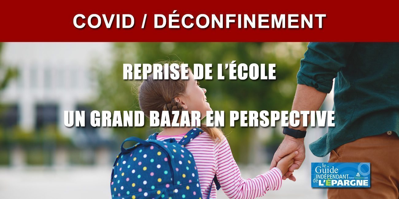 Ré-ouverture des école sur 3 semaines à partir du 11 mai 2020