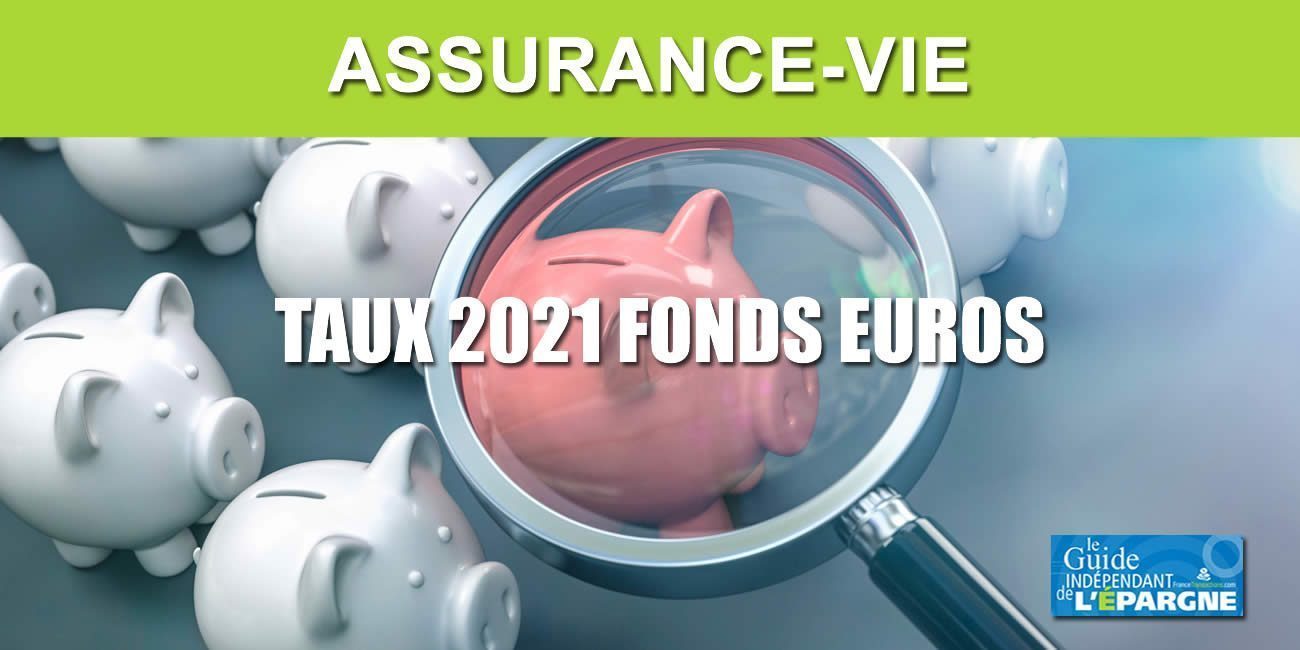 Assurance-vie : taux 2021 des fonds euros, les premières publications