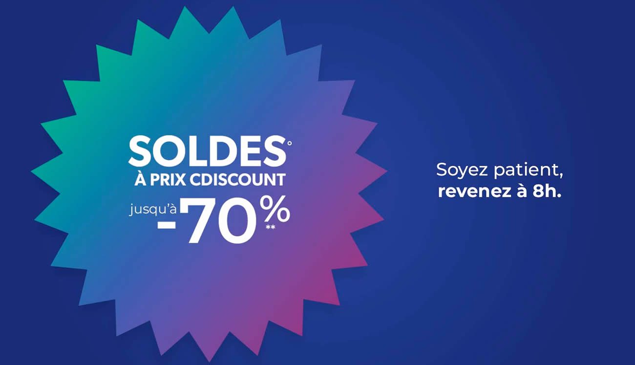 Soldes d'hiver 2023 chez CDiscount, bon d'achat de 25 euros, iPhone 13 128Go Midnight à 749€