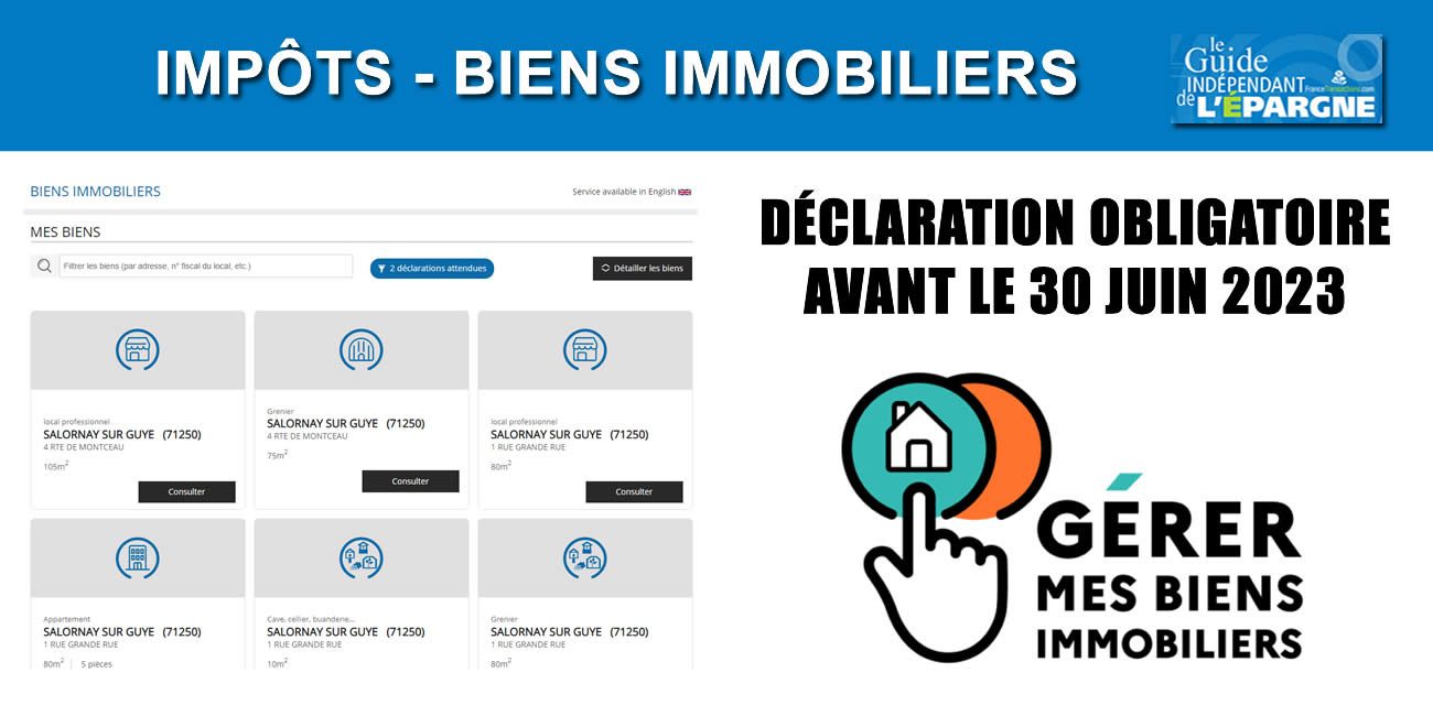 Immobilier : nouvelle obligation pour tous les propriétaires, informations à valider sur impots.gouv.fr avant le 31 juillet 2023