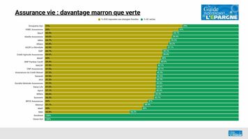 Assurance vie, bien plus marron que verte : 62 % des unités de compte restent exposées aux énergies fossiles
