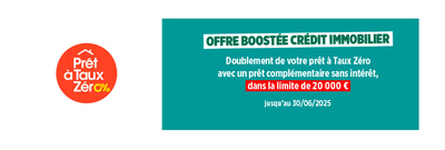Nouveau PTZ 2025 : Le Crédit Agricole voit double jusqu'au 30 juin 2025, doublez votre prêt à taux 0% !