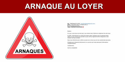 Arnaques aux paiements de loyers : les locataires visés par de faux SMS / emails de leur bailleur Arnaques aux paiements de loyers : les locataires visés par de faux SMS / emails de leur bailleur