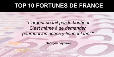 TOP 10 des plus grandes fortunes de France 2019, selon Challenges