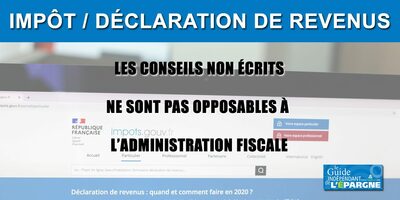 Impôt : les conseils avisés pour remplir votre déclaration de revenus ne vous mettent pas à l'abri d'un redressement fiscal Impôt : les conseils avisés pour remplir votre déclaration de revenus ne vous mettent pas à l'abri d'un redressement fiscal