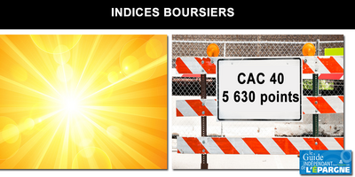 Canicule sur les marchés financiers : le #CAC40 à son plus haut annuel en séance, le #DAX en surchauffe...