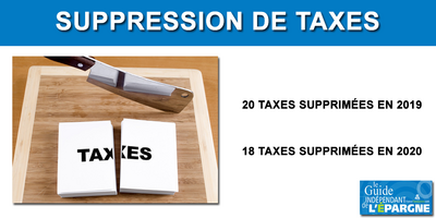 Fiscalité : 18 taxes mineures devraient être encore supprimées en 2020 Fiscalité : 18 taxes mineures devraient être encore supprimées en 2020