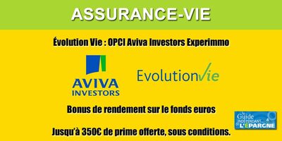 Le contrat d'assurance-vie Évolution Vie propose désormais l'OPCI Aviva Investors Experimmo Le contrat d'assurance-vie Évolution Vie propose désormais l'OPCI Aviva Investors Experimmo