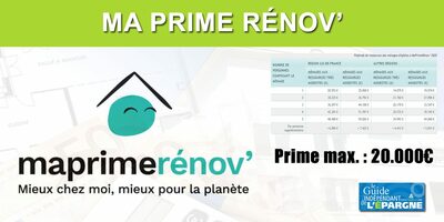 Prime à la rénovation énergétique, MaPrimeRénov' : conditions, montant des primes