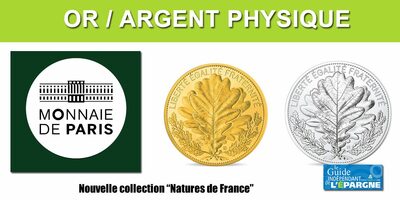 Or et Argent : nouvelle collection Monnaie de Paris, Natures de France