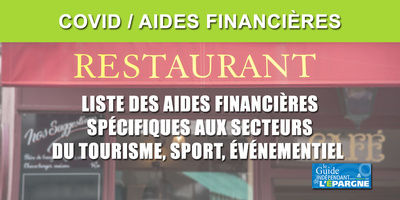 Restaurants, cafés, hôtels, tourisme, sport : liste des aides financières actées par le gouvernement