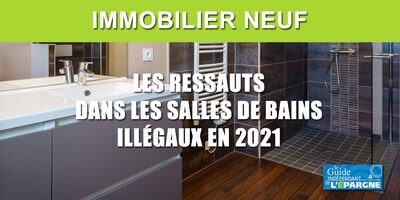 Immobilier neuf : salles de bains obligatoirement équipées de douche à l'italienne à compter du 1er janvier 2021