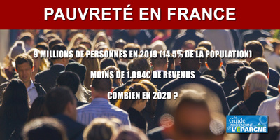 France : 9 millions de pauvres en 2019, forte hausse attendue en 2020 avec 3.000 demandes d'allocations RSA par jour France : 9 millions de pauvres en 2019, forte hausse attendue en 2020 avec 3.000 demandes d'allocations RSA par jour