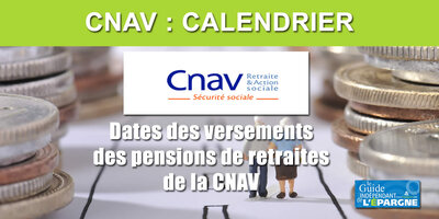 &#128197; Calendrier 2026 de la CNAV (Versement des pensions de retraites)