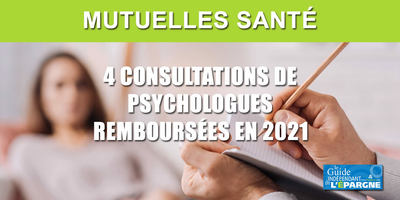 Assurance santé : votre mutuelle vous rembourse jusqu'à 4 consultations de psychologues en 2021
