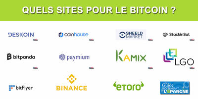Bitcoin : comparatif des sites pour acheter/vendre des cryptos