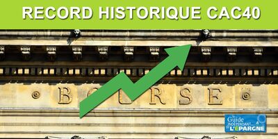 Bourse : l'indice CAC40 signe un nouveau record historique à 7217 points en clôture Bourse : l'indice CAC40 signe un nouveau record historique à 7217 points en clôture