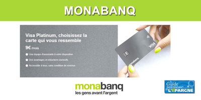 La carte bancaire Visa Platinum accessible sans condition de revenu, à seulement 9€ par mois, à saisir avant la rupture de stock ! La carte bancaire Visa Platinum accessible sans condition de revenu, à seulement 9€ par mois, à saisir avant la rupture de stock !