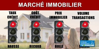 Immobilier en France : tous les voyants sont passés au rouge ! Immobilier en France : tous les voyants sont passés au rouge !