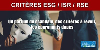 Comme un parfum de scandale avec ces labels ISR, critères ESG, article 8 (SFDR), ces fonds labelisés investissant en Russie ou en Chine... Les épargnants, de braves pigeons ?