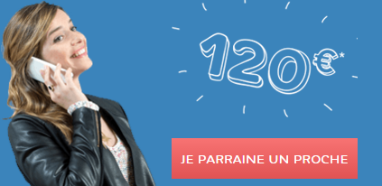 120€ pour les parrains Hello bank! jusqu'au 6 décembre