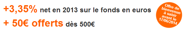 ING Direct Vie prolonge son offre de bienvenue jusqu'au 17 juin : 50€ offerts ! ING Direct Vie prolonge son offre de bienvenue jusqu'au 17 juin : 50€ offerts !