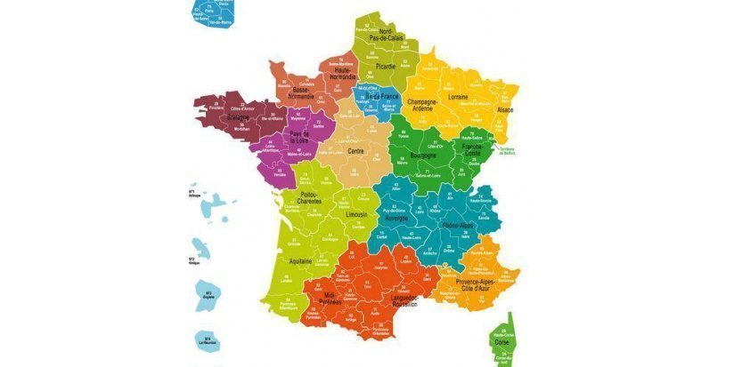 La carte de France à 13 régions définitivement adoptée