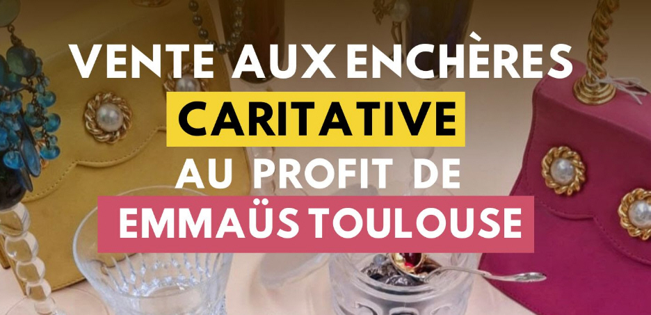 3e vente aux enchères caritative organisée par le crédit municipal de Toulouse, le samedi 20 septembre 2025