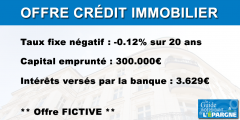 Crédit immobilier : quand pourrons-nous commencer à emprunter à taux négatif ?