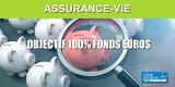 Assurance-vie permettant de placer à 100% sur le fonds euros