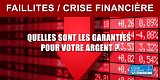 Faillite de votre banque, quelles sont vos garanties ?