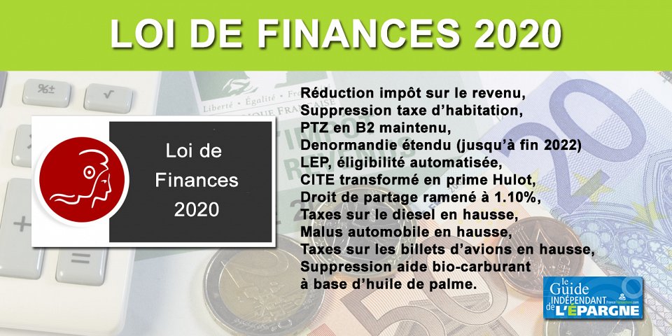 Loi De Finances 2020 Encore De Bonnes Nouvelles Lep Ptz