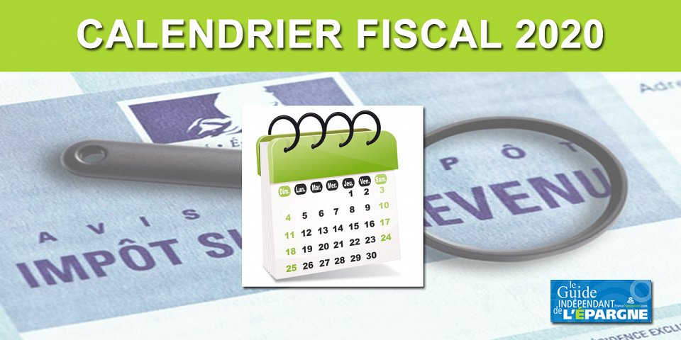 Calendrier Des Impots 2023 📅 Calendrier Fiscal 2022 - Guide Épargne