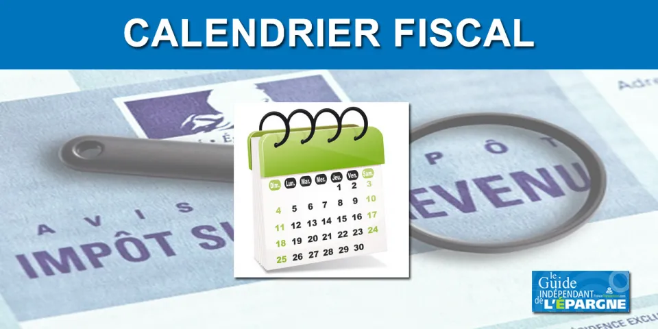Calendrier Irpp 2023 🛂 Calendrier Impôt - Guide Épargne